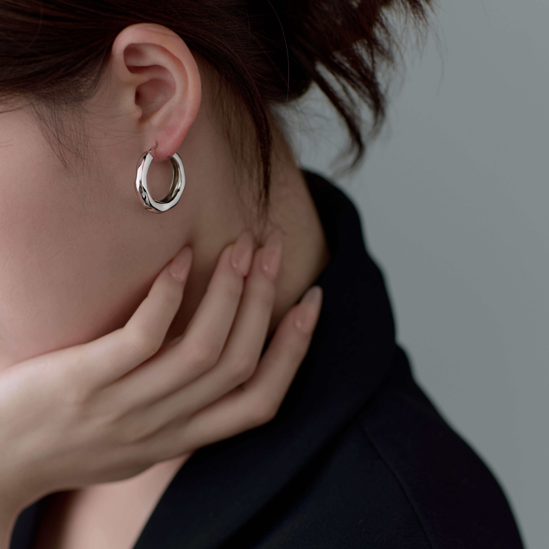 Xu Yan New Flowing Light Earring Women Earrings Ear Accessories Irregular