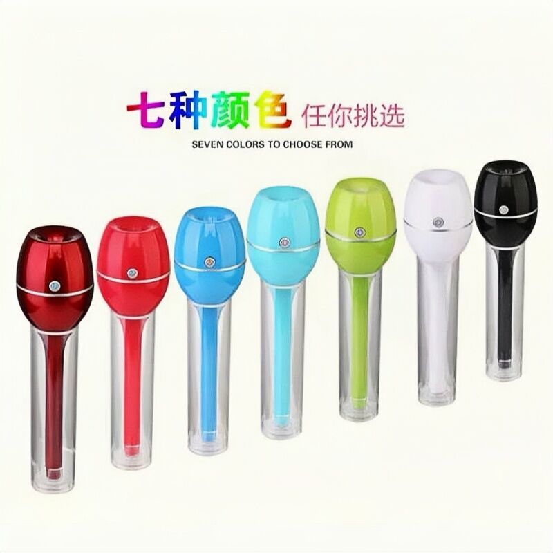 Mini magic wand humidifier office travel use mineral water bottle silent home bedroom air humidifying aromatherapy machine
