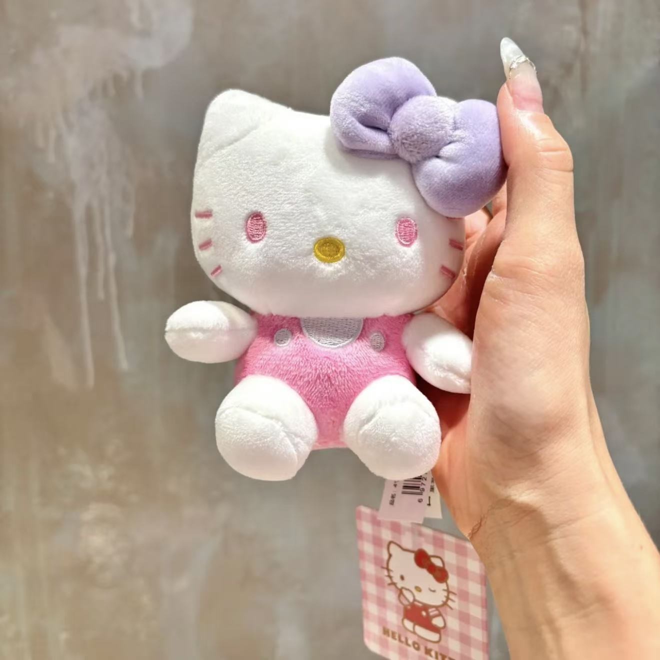 Sanrio genuine hellokitty plush toy doll pendant keychain bag charm toy Kitty cat wholesale