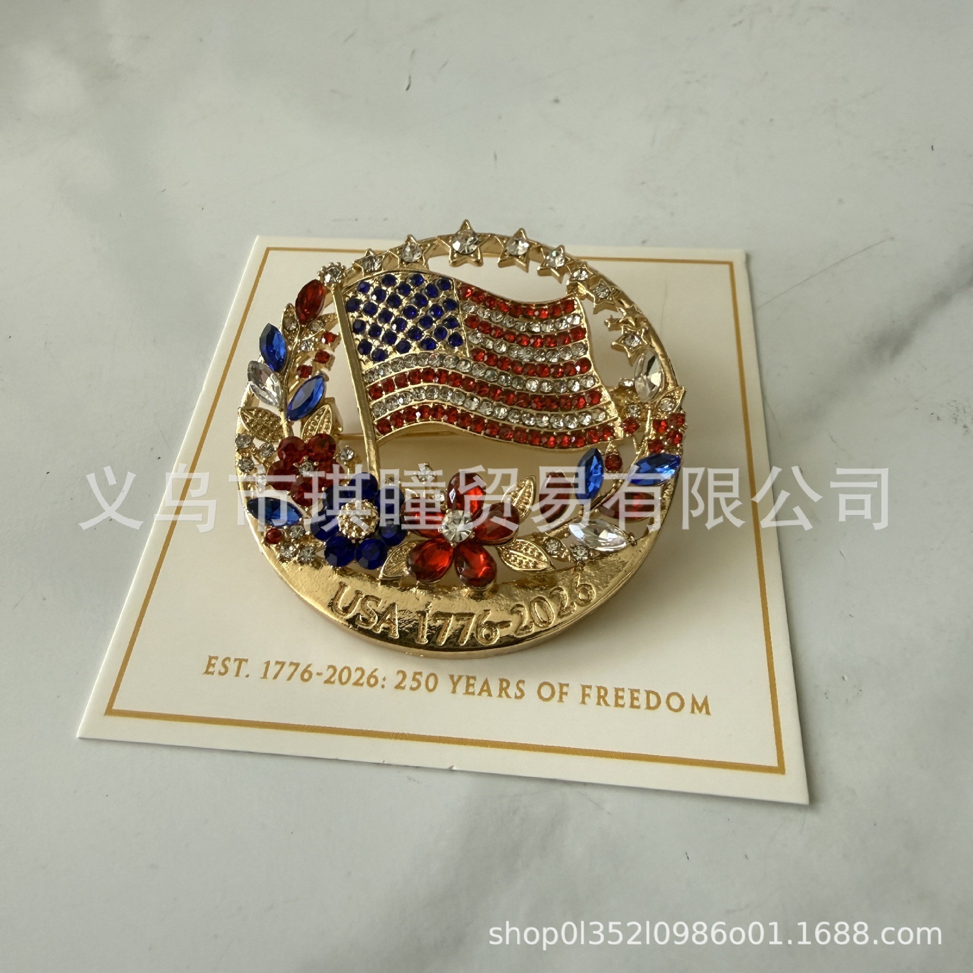 New America 250th Anniversary Commemorative Acrylic Pendant Independence Day Gift July Fourth Decoration
