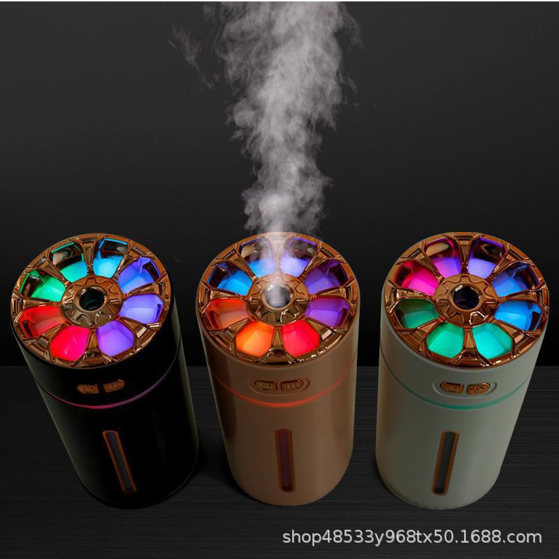 Smart Car Humidifier Air Purifier Aromatherapy Essential Oil Car Odor Removal Auto Atmosphere Light