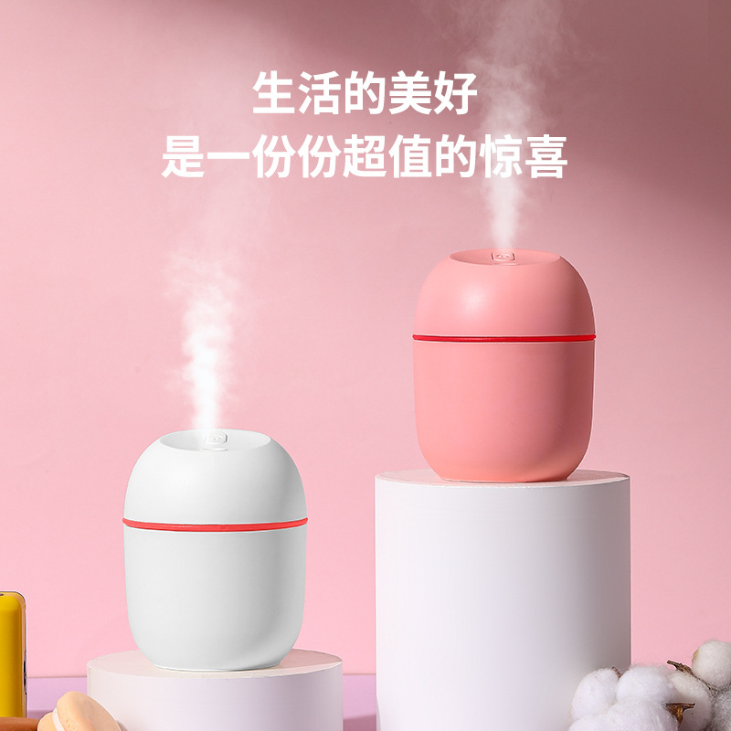Usb mini air humidifier for bedroom small car home silent spray gift