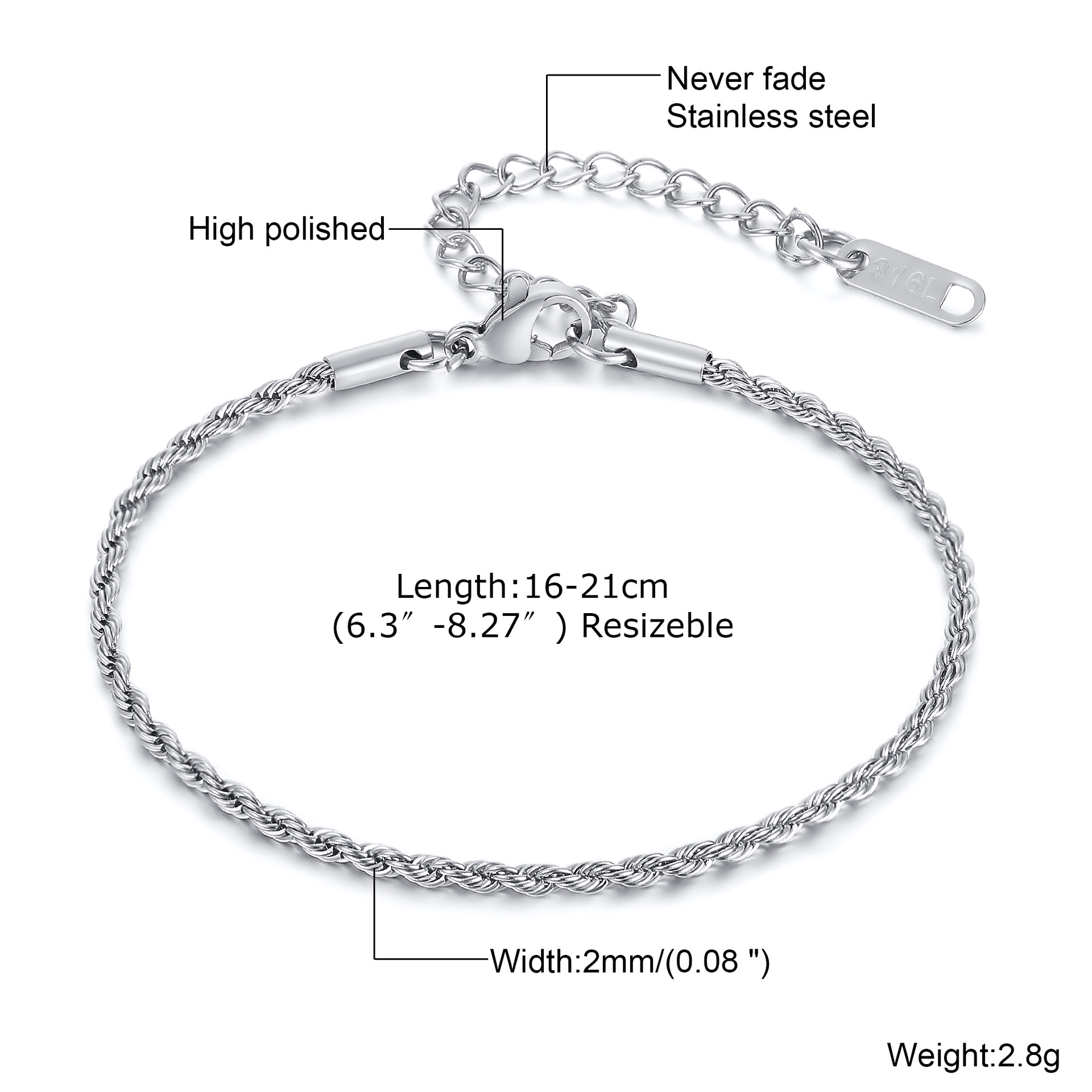 钢色2mm--16+5CM