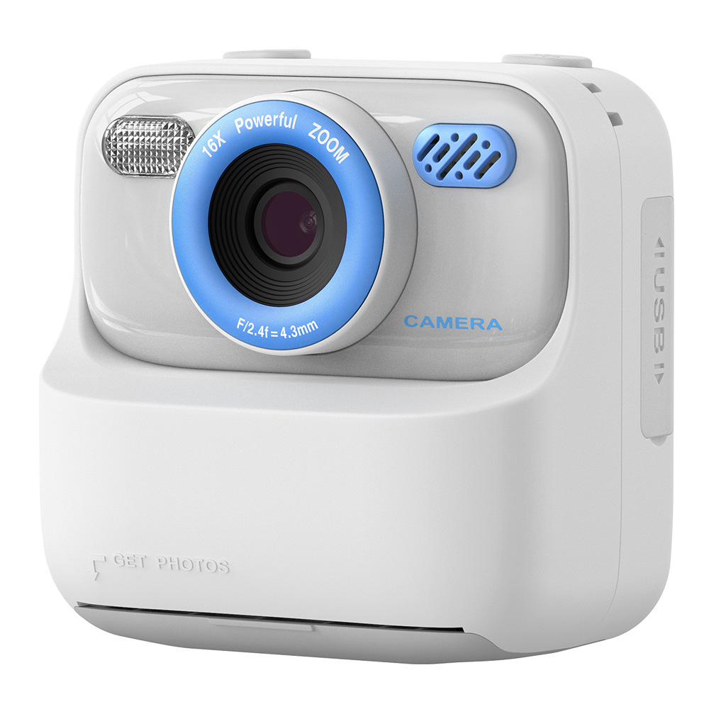 Zongxin P79 Children's Printer High-Definition Video Recording Dual Camera Multi-Functional Mini Instant Camera