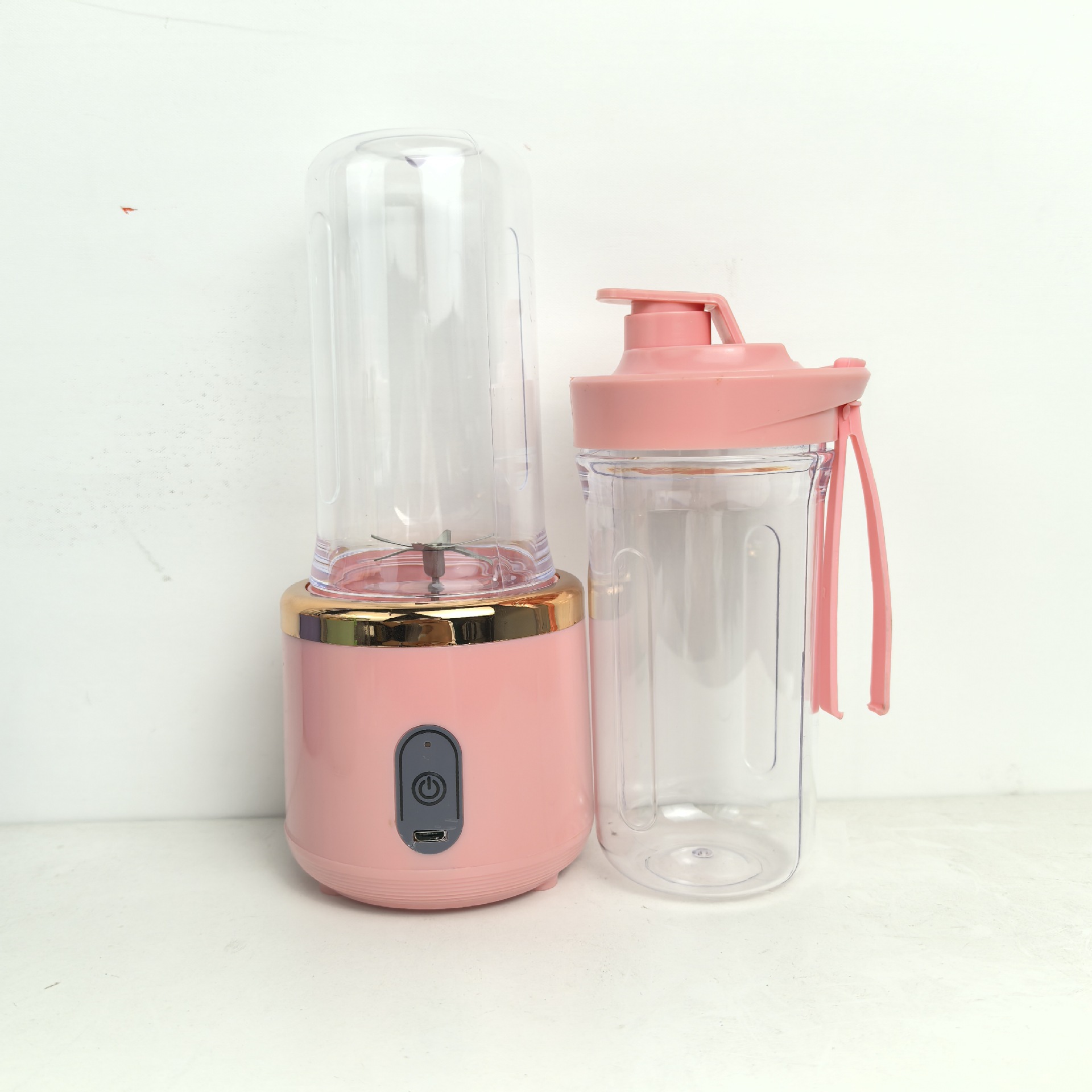 New Double Cup Juicer Portable Rechargeable Small Juicer Cup Household Multifunctional Fruit Juicer