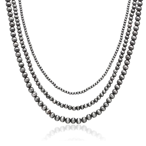 Navajo Western Style Pulled CCB Necklace Bracelet Earring Set Jewelry