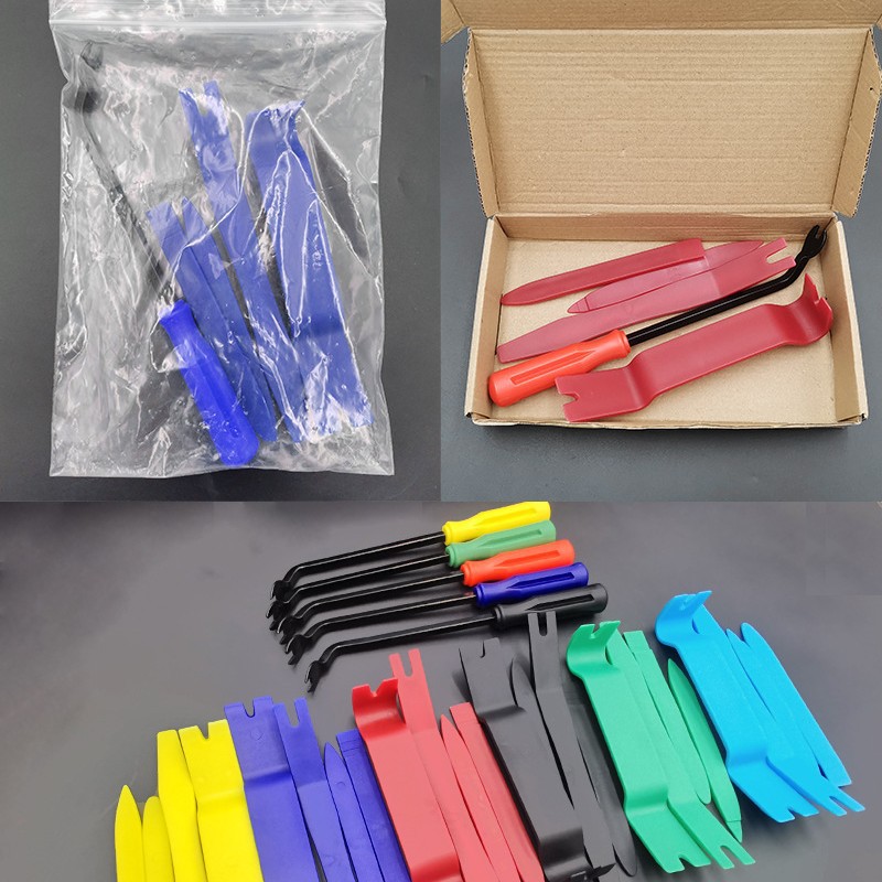 5-Piece Car Audio Trim Removal Tool Kit Car Door Panel Audio Dashboard Anti-Scratch Pry Bar