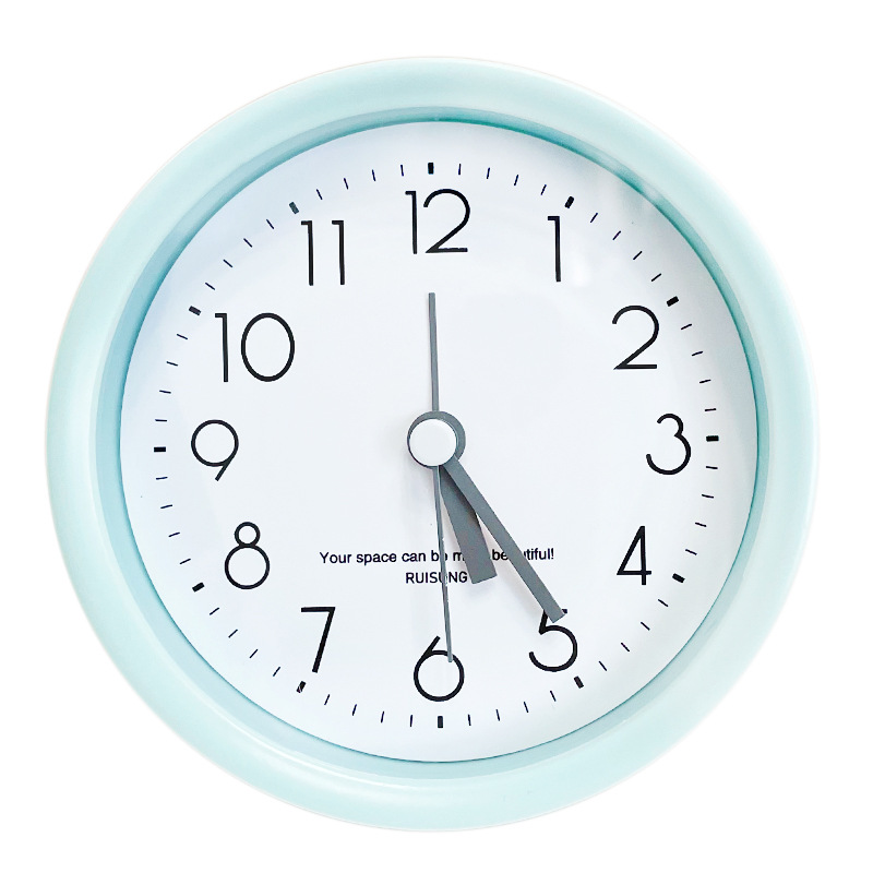 New Candy Color 3D Digital Silent Alarm Clock Children Student Alarm Clock Gift