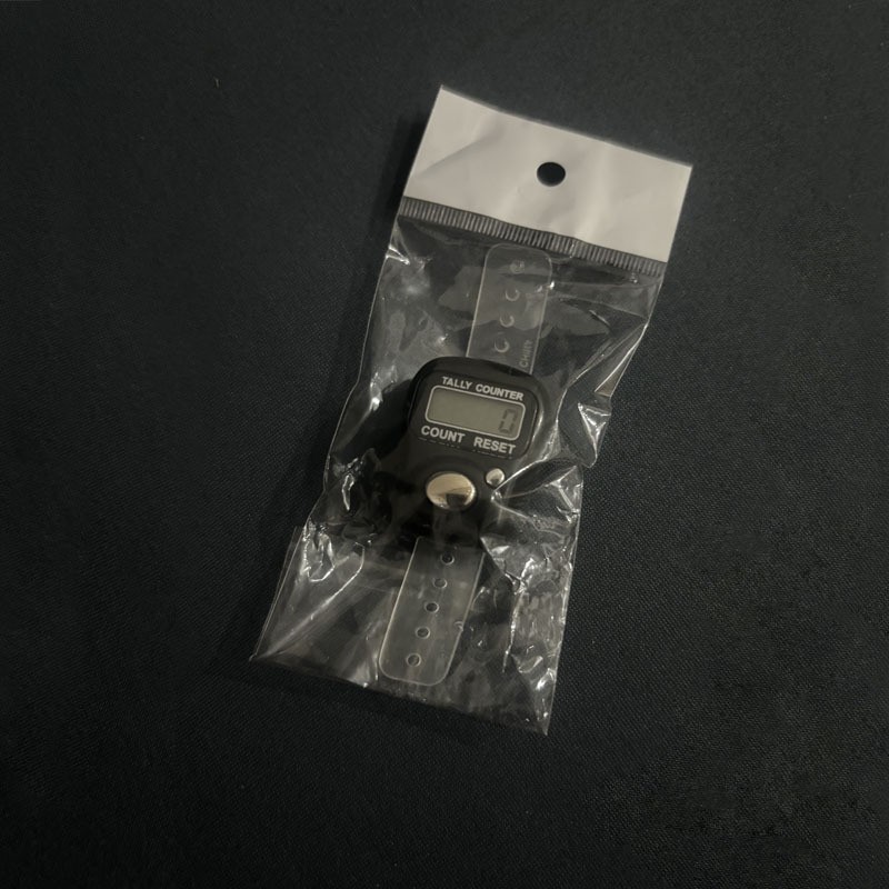 戒指手动计数器      袋装黑色