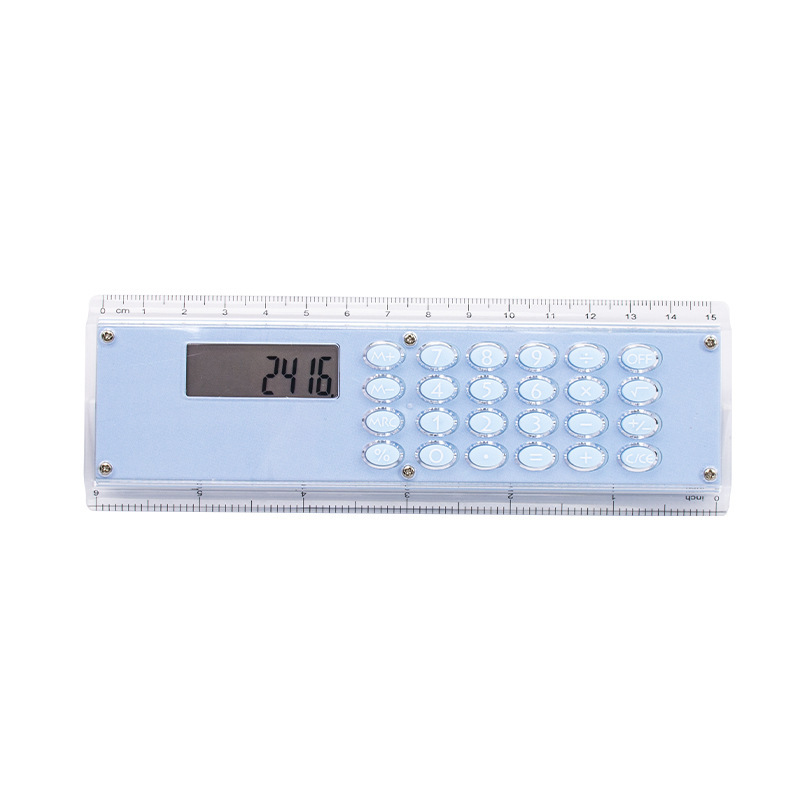Ruler Calculator Cute Girl Ruler Multifunctional Student Stationery Computer Cute Learning Supplies