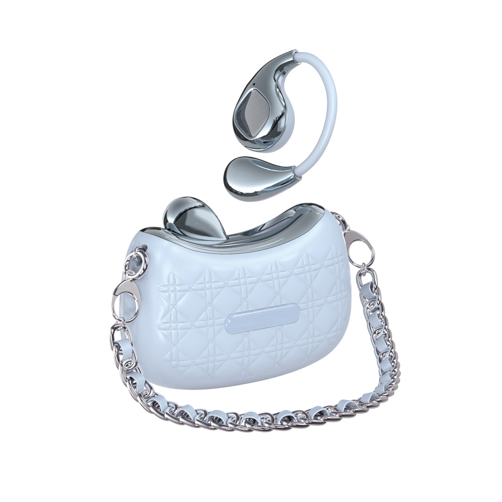 Strict small fragrance bag wireless Bluetooth earphone ear-hook non-in-ear open OWS bone conduction ultra-long battery life
