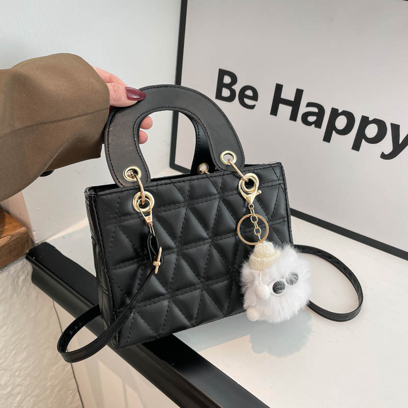 Diamond Grid Small Bags Women's Bags 2026 Popular New Casual Handbags Simple Shoulder Crossbody Bags