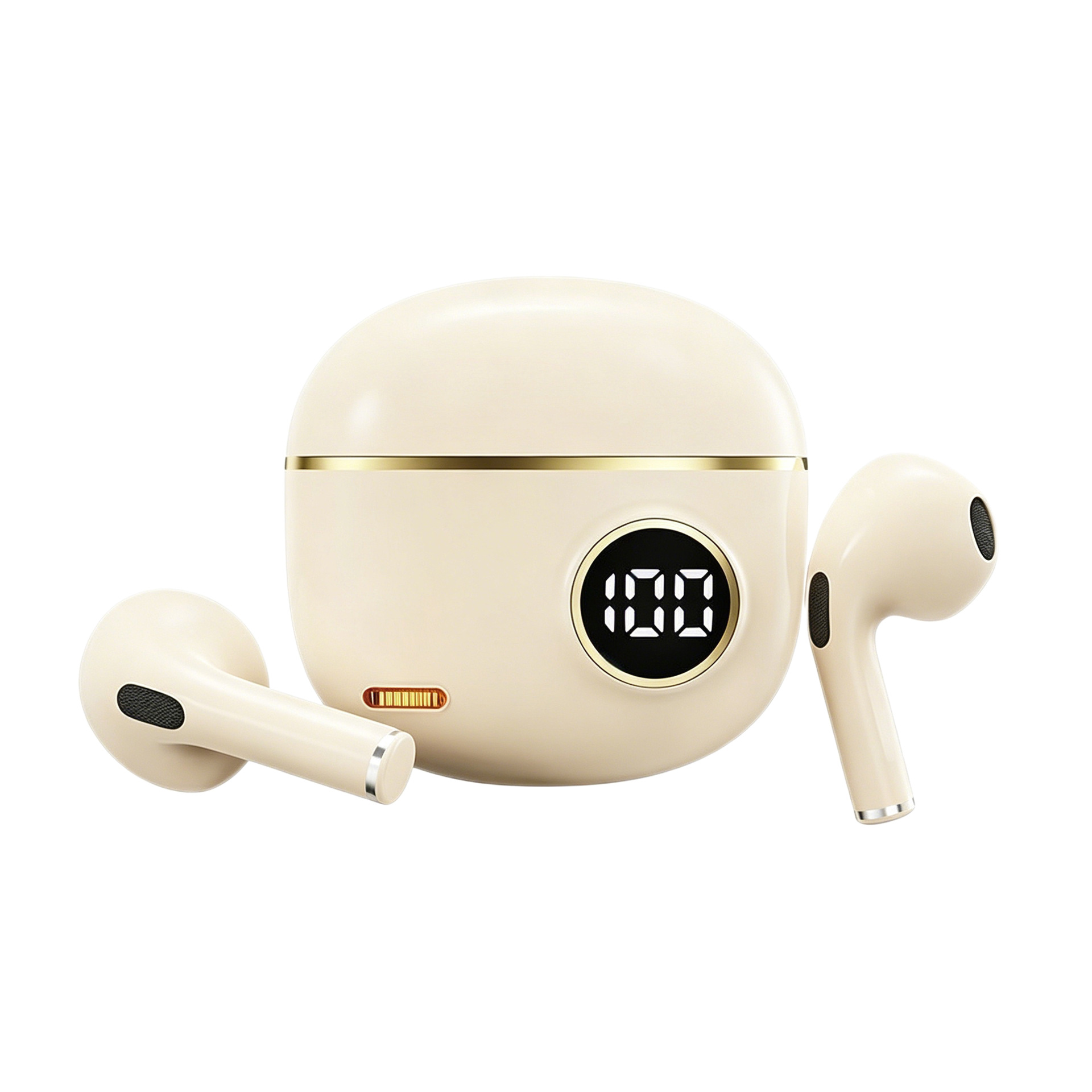 2026 Digital Display S19 Good Sound Quality True Wireless Bluetooth Earphones Small and Comfortable Long Wear No Pain Low Latency Earphones