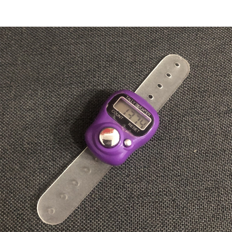 戒指手动计数器      裸机紫色