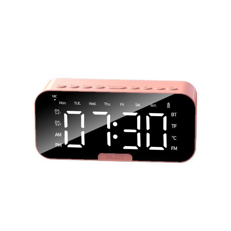Hot Clock Audio Bluetooth Wireless AI Smart Alarm Clock Loud Volume Dormitory Desktop Specialist Wholesale