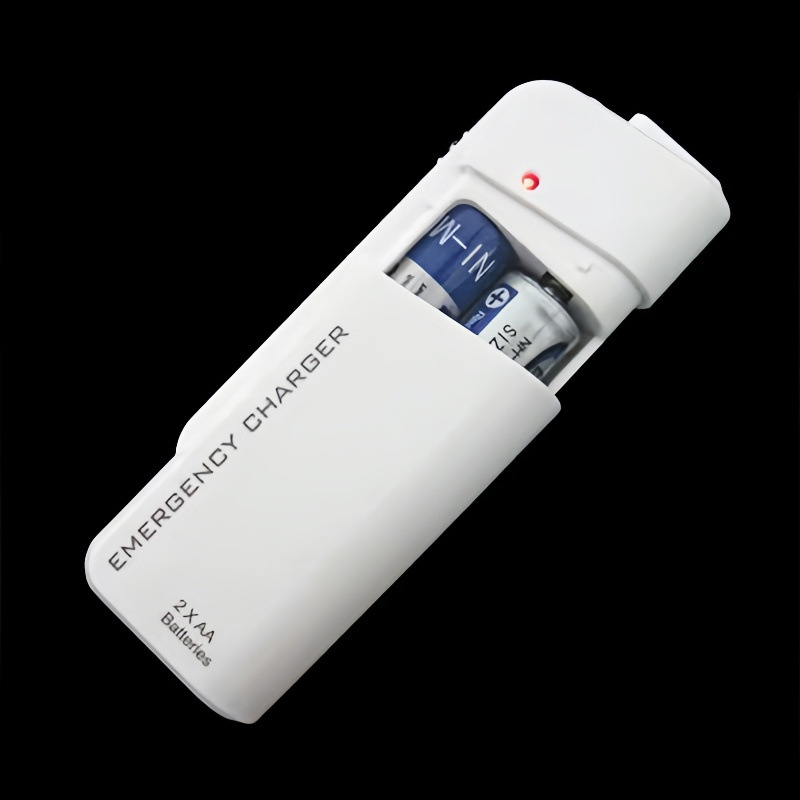 Phone emergency mobile power bank exploration shockproof disaster relief 2x 5号 dry battery backup charging bank