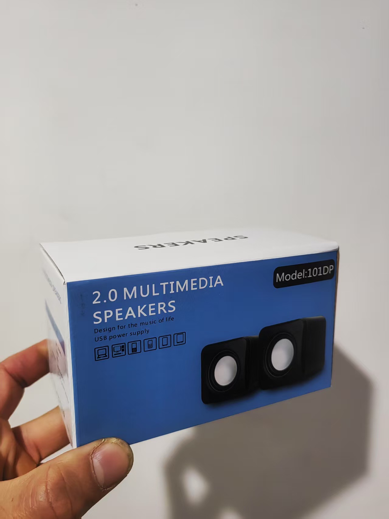 101 desktop USB mini 101 computer small speaker desktop notebook subwoofer square gift speaker