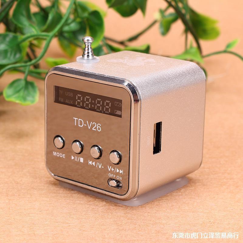 Outdoor Portable Bluetooth Speaker Walkman Subwoofer Small Speaker TDV26
