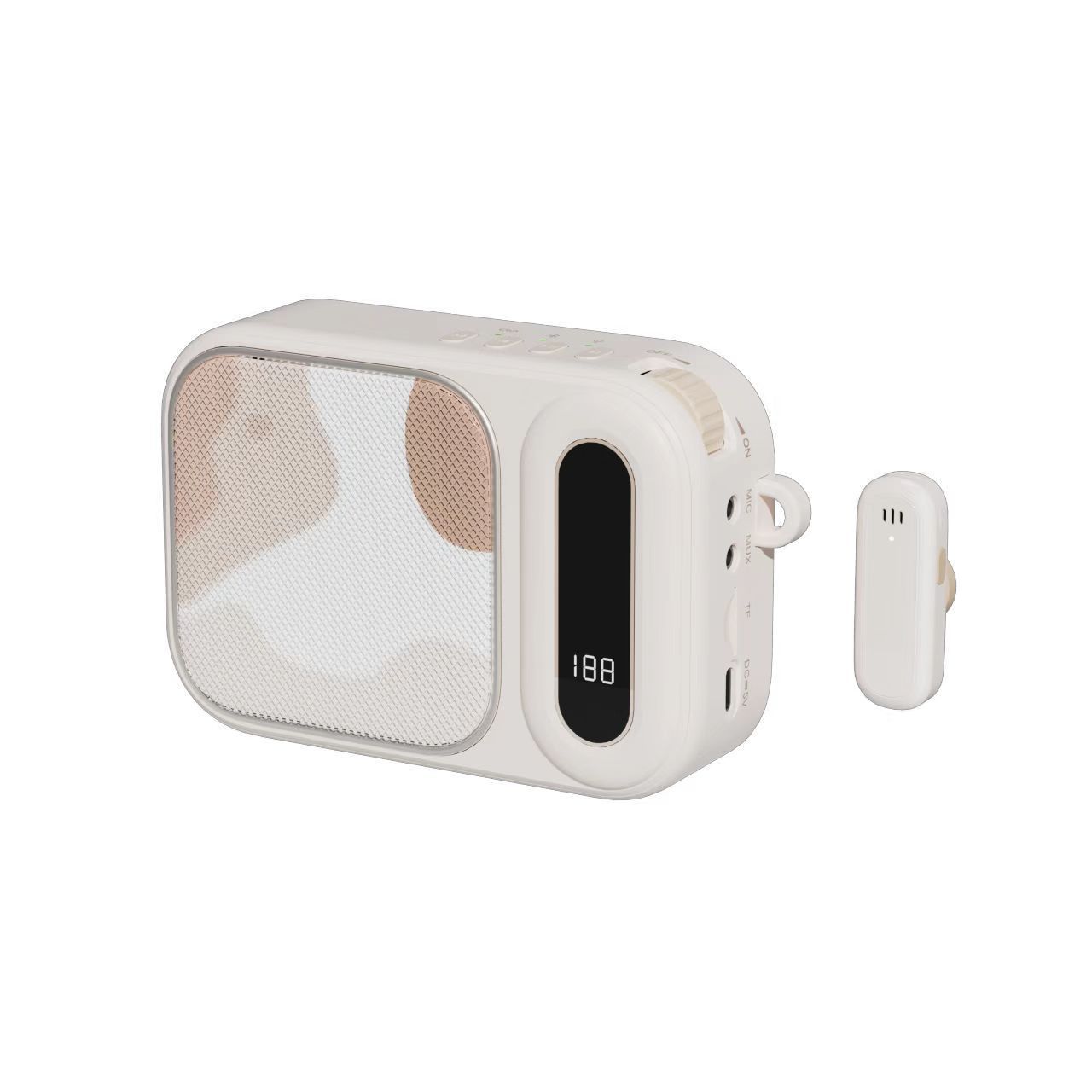 New wireless lavalier microphone teacher guide class dedicated small bee amplifier no howling long battery life Bluetooth