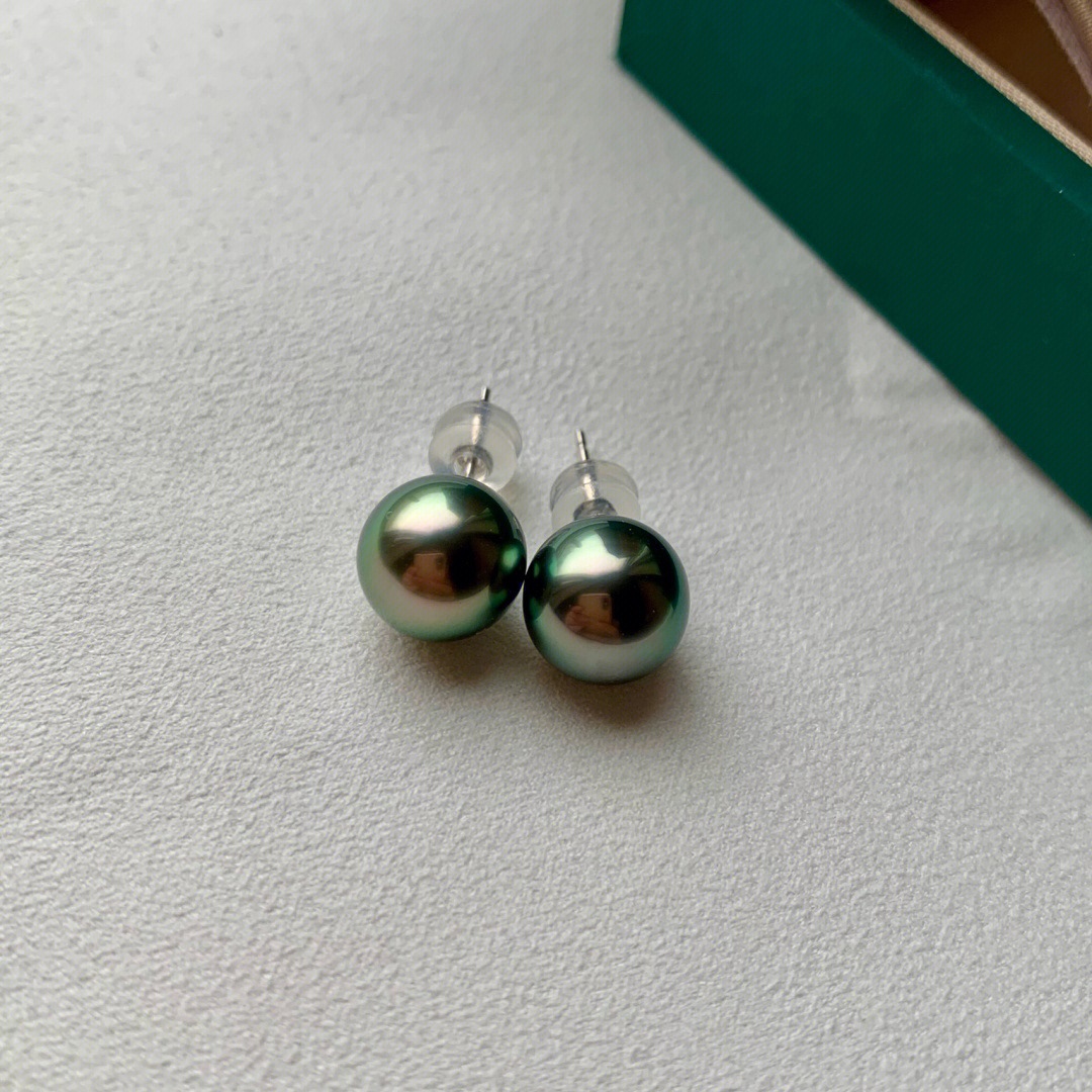 Yuanyou fever Shijia strong light single round perfect simple pearl earring earrings women