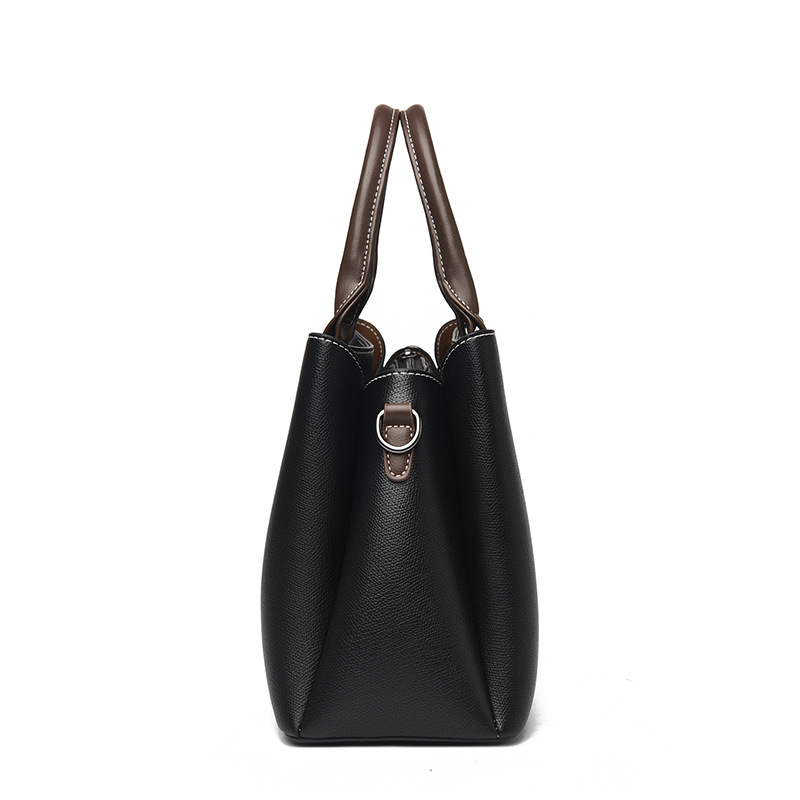 2026 New Shoulder Crossbody Bag Large Capacity Color Contrast Tote Commuter Handbag Women's Handbags