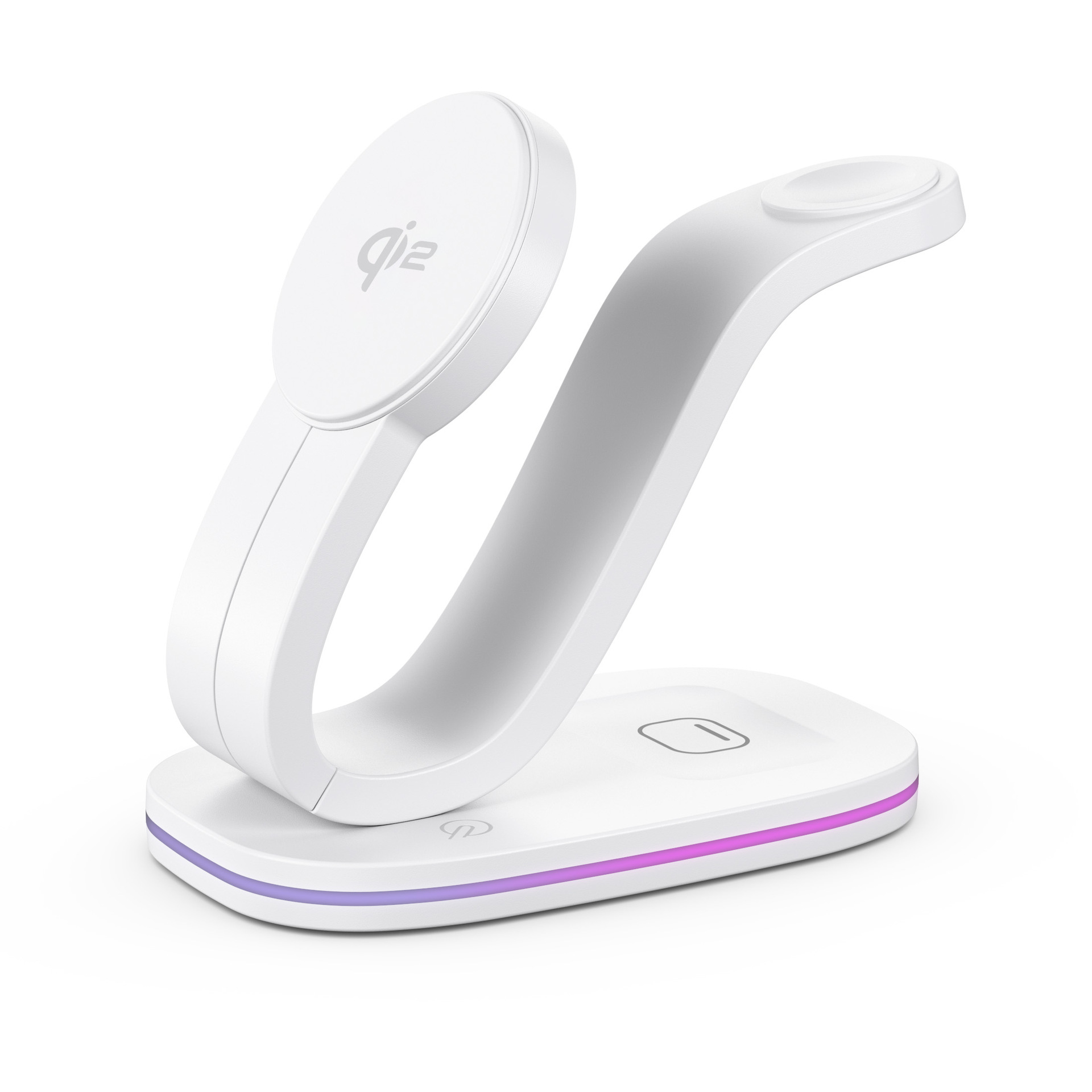 Selected QI2 Wireless Charger for Apple Phone Stand Earphone 3-in-1 MagSafe Magnetic Wireless Charger