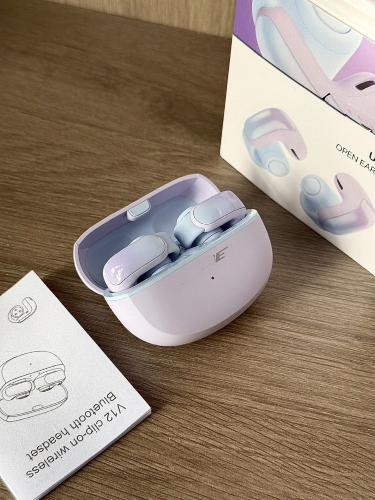New Ultra Open Ear Wireless Bluetooth Headphones Over-Ear V12 Spatial Audio Not In-Ear