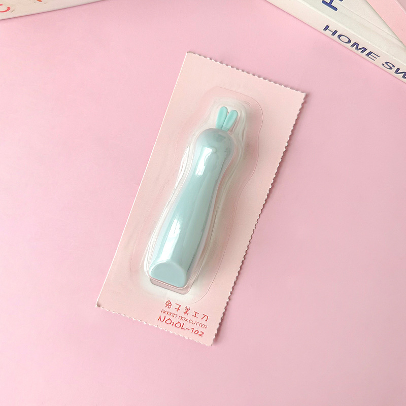 Cloud mini portable small student utility knife rabbit student office unpacking envelope letter opener box cutter