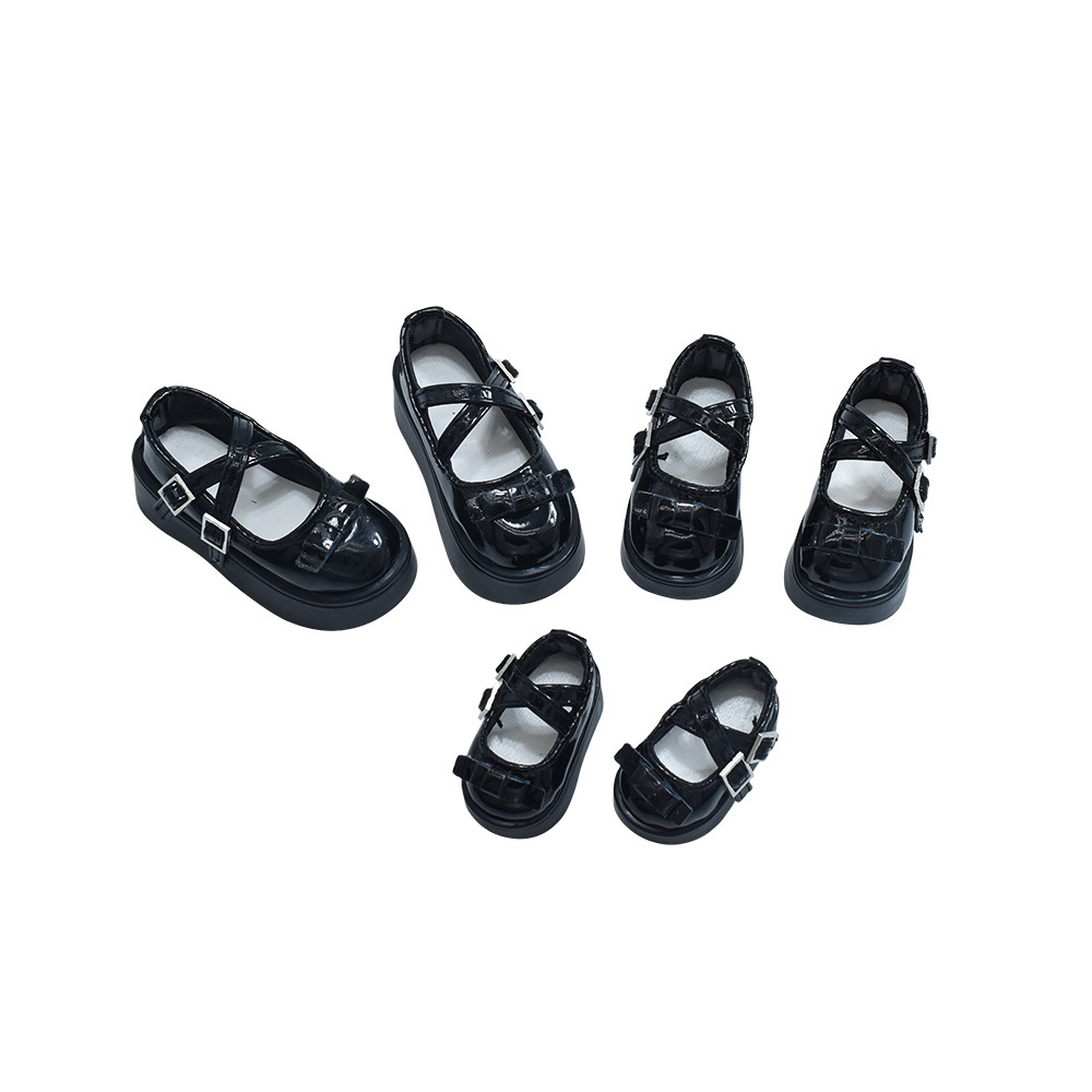 BJD Shoes 6-Point Regular Body Dalili Chubby Body 4-Point Doll Shoes 3-Point Female Doll Thick Sole High Heels