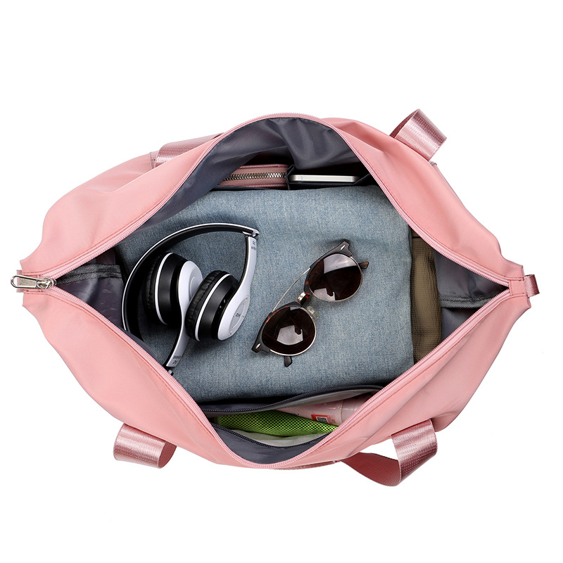 Foldable travel bag women short trip fitness bag lightweight waiting for delivery travel Li Zi