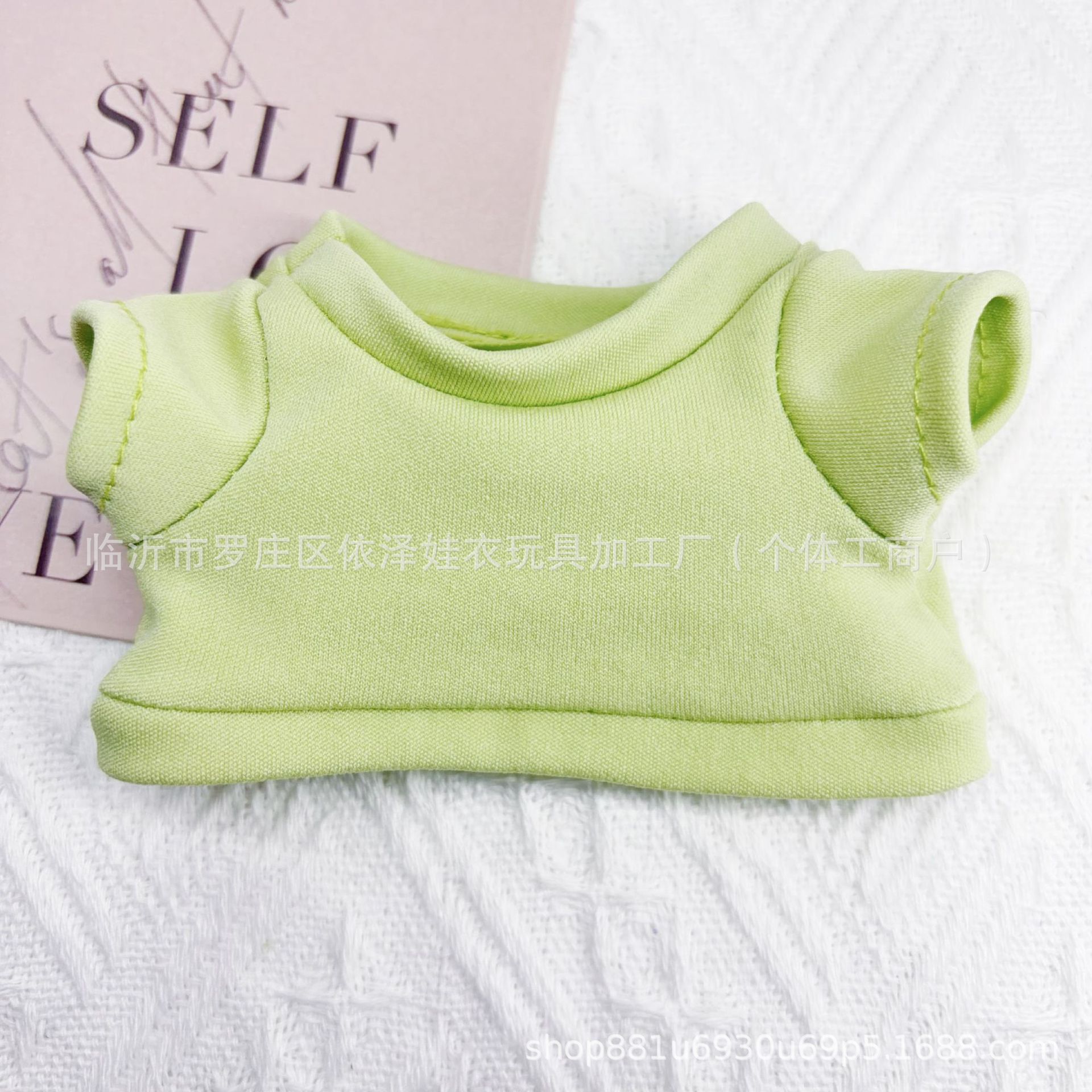 Doll Clothes 20cm Cotton Doll Clothes 23cm Plush T-shirt Toy Accessories Round Neck Top Short Sleeve