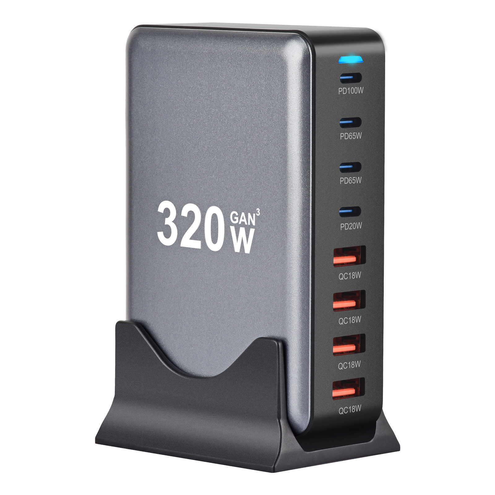320W GaN Charger 440W Desktop Charger 500W Desktop Charging Station 600W Desktop Charger