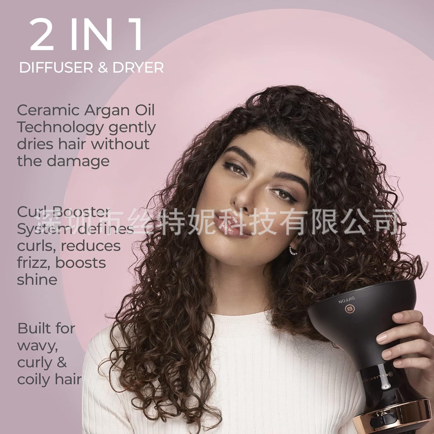 Hair Dryer Lightweight Diffuser Curling Hair Dryer