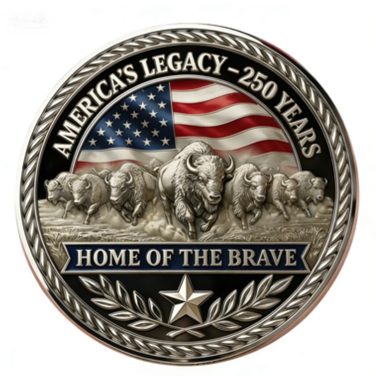 美国250周年纪念币The 250th Anniversary Independence Day Coin