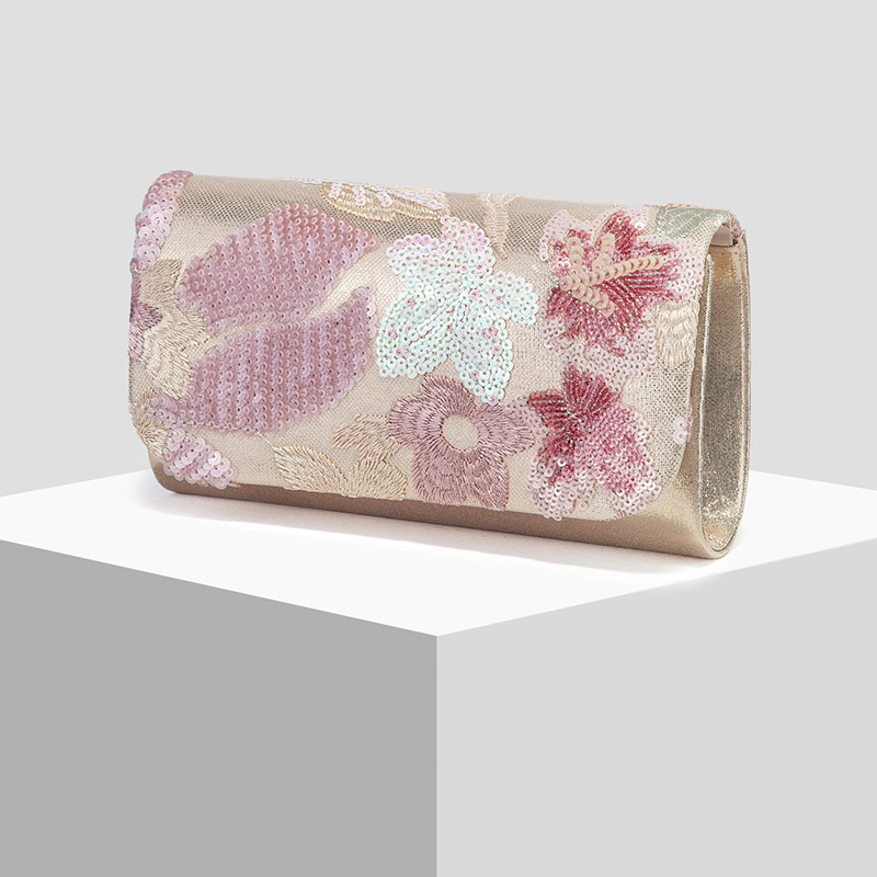 New Sequins Embroidered Evening Bag Evening Bag Clutch Evening Bag Wedding Bag