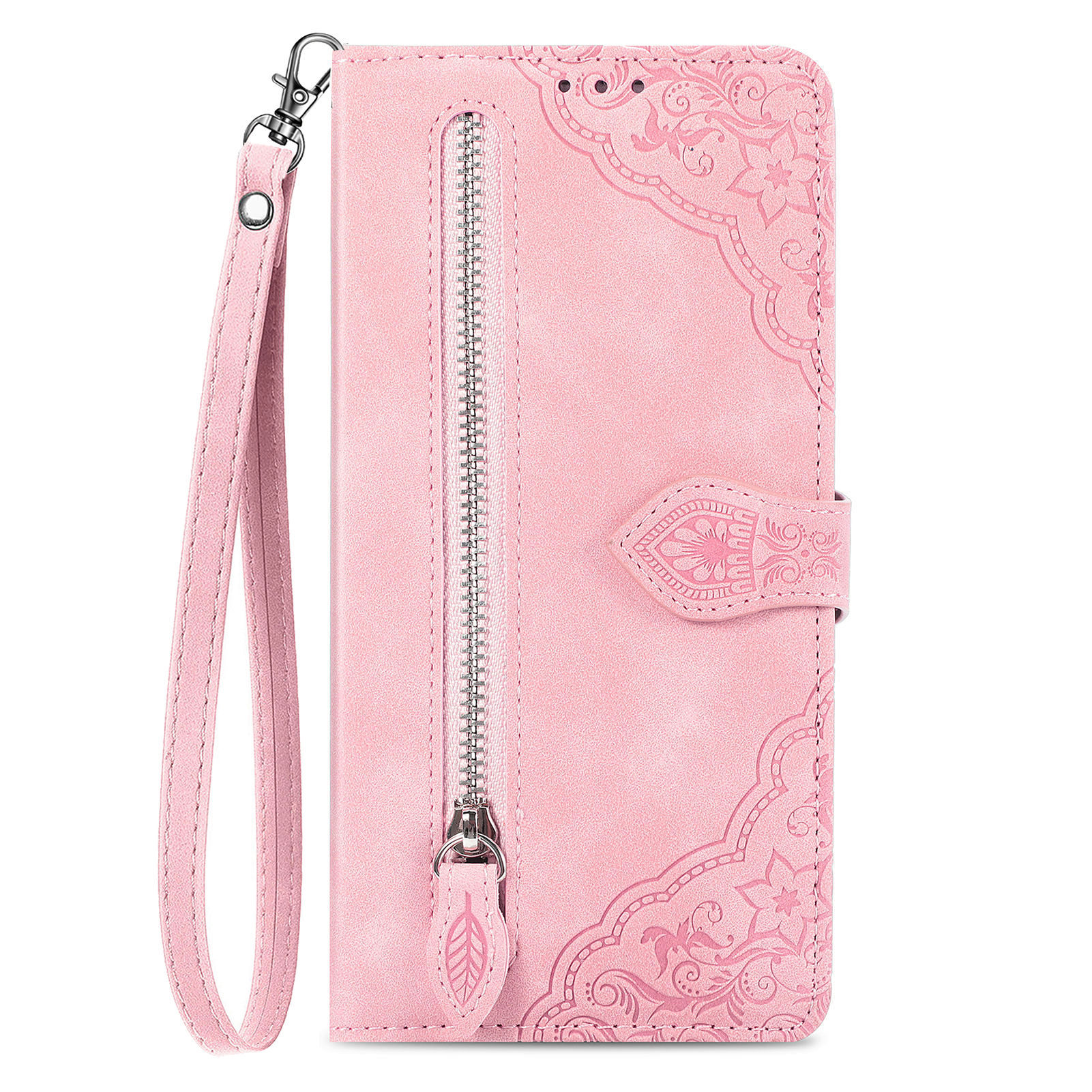For iPhone18 flip phone case Apple 18 faux leather phone case 17 zipper wallet case Samsung S26P