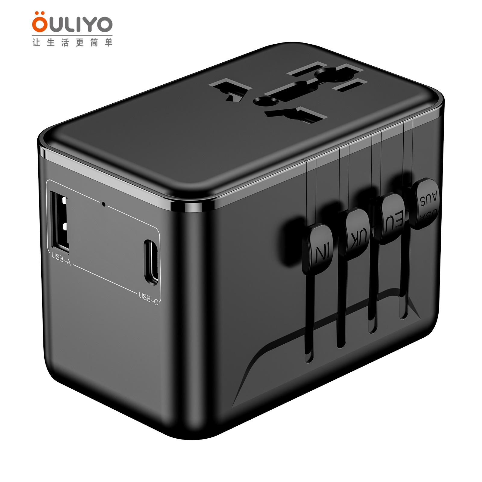 Multi-function Converter Socket GaN35W Multi-country Travel Adapter Plug Global Universal Charging Socket