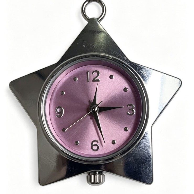 Star-shaped wall clock decorative quartz clock simple home ornament hanging decoration multi-color optional