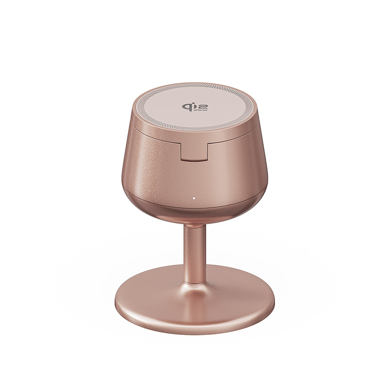 New QI2.2 Fast 25W Wine Glass Magnetic Wireless Charger Compatible with Apple Phone 3-in-1 Wireless Charger