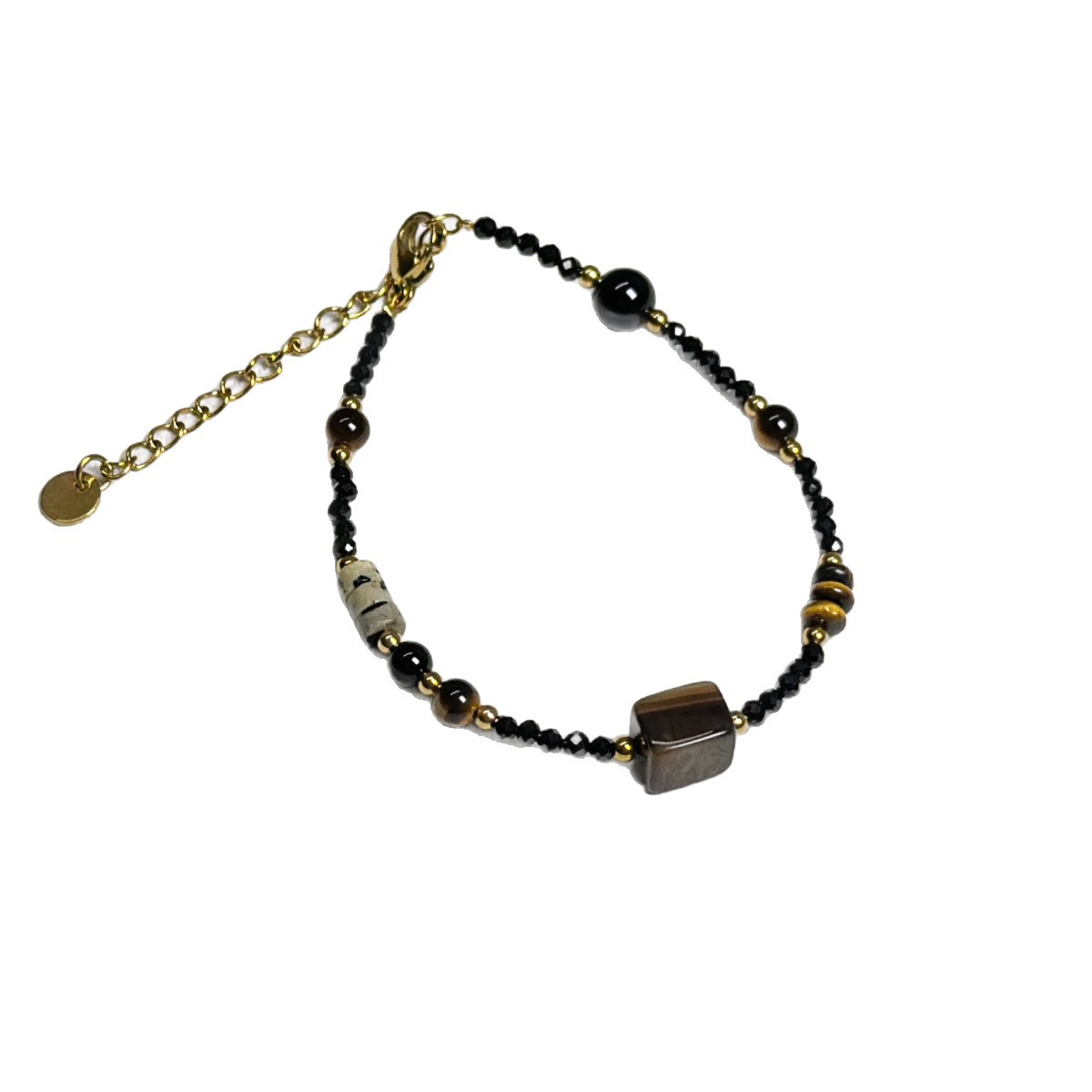 Natural Shell Bracelet Milad Color Tiger Eye Bracelet Simple Imported Seed Bead Bracelet