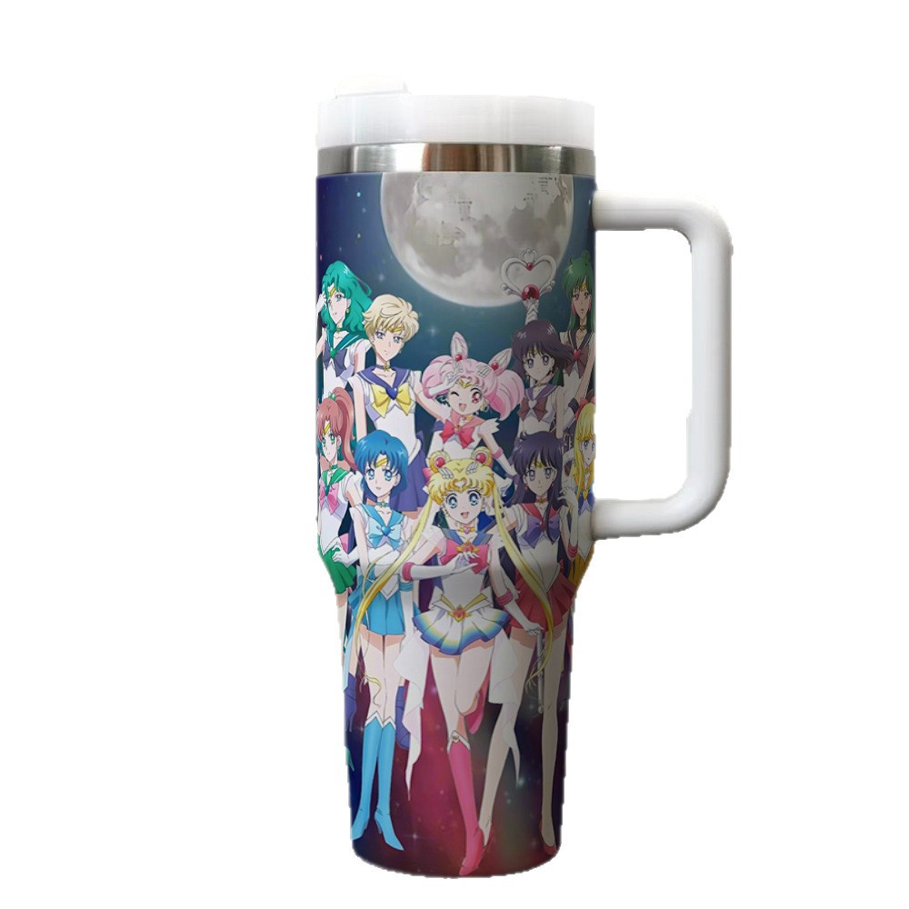 40oz car cup Sailor Moon stainless steel ice霸 cup tumbler thermal cup