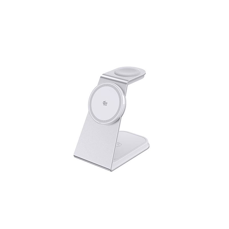 Qi2.2 Magnetic Three-in-One Wireless Charger Compatible with Apple 12-15 MagSafe Wireless Charger