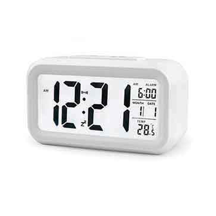 Smart Clock Electronic Alarm Clock Silent Glow Lazy Snooze Clock Multifunctional Digital Small Alarm Clock