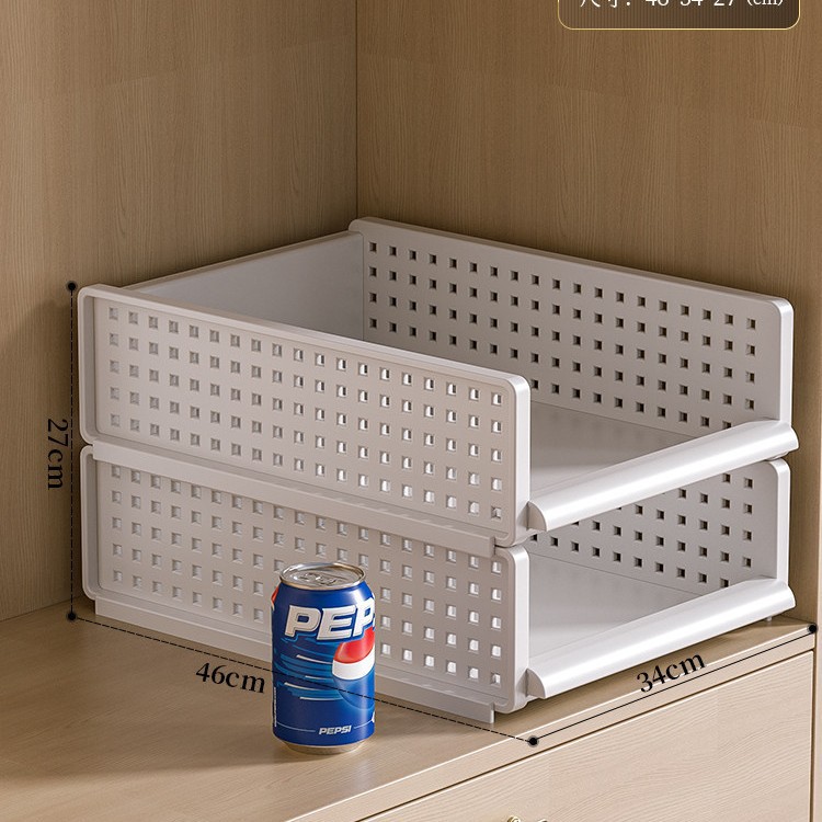 Wardrobe layered partition storage drawer-type clothing organizer bedroom dormitory wardrobe storage box