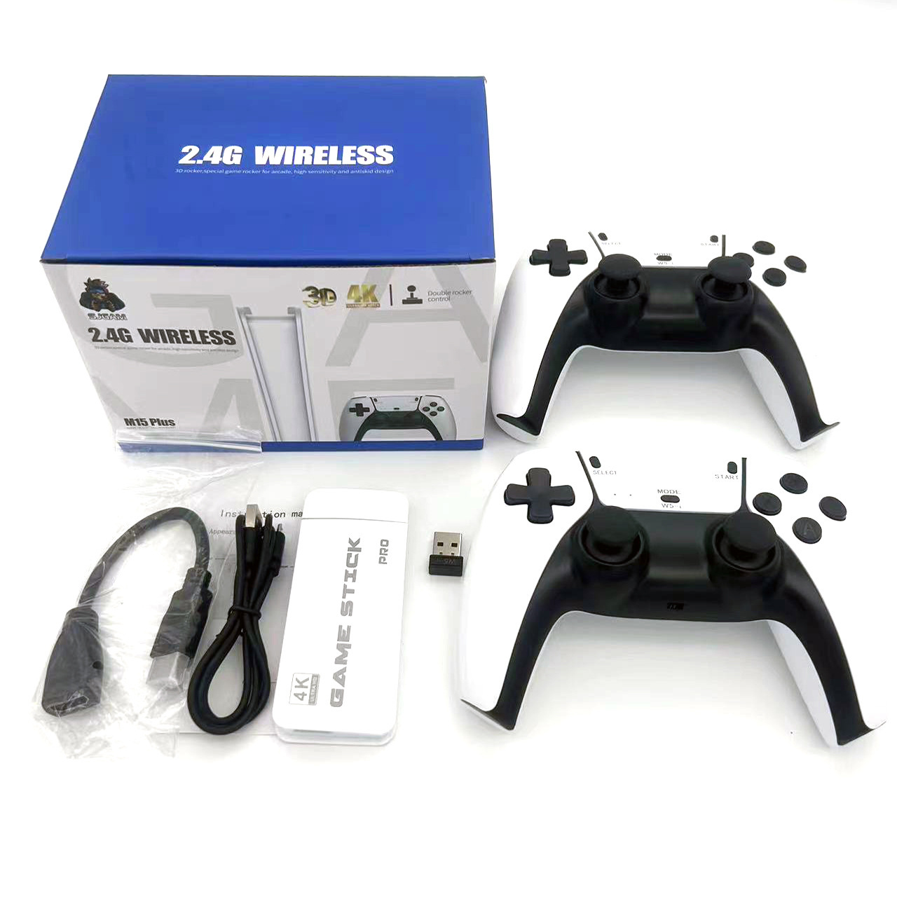 M15 Home Game Console 20,000 Games Dual Wireless Controller HDMI HD TV Connection PS Arcade