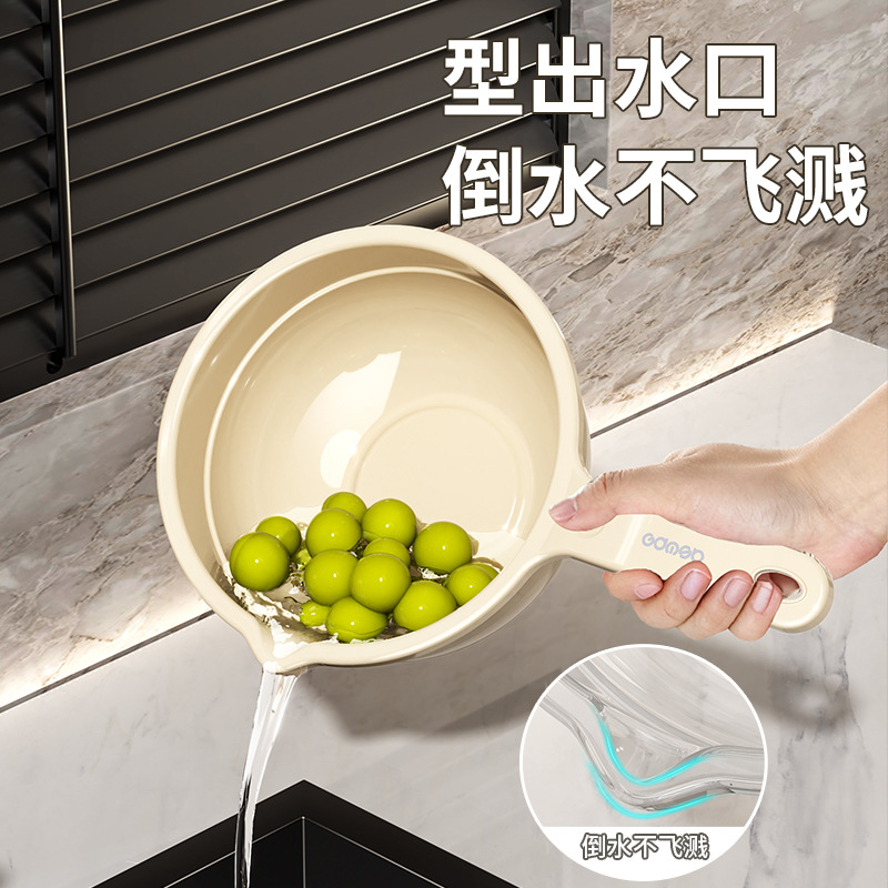 Transparent Water Ladle Plastic Large Thickened Water Scoop Home Hanging Large Capacity Bathroom Shower Water Dipper