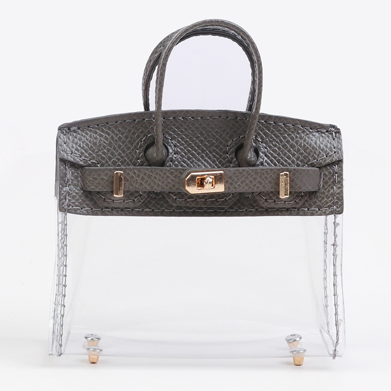 Women's Car Key Bag Set Mini Birkin Bag Pendant Exquisite Small Bag Earphone Bag Lipstick Bag