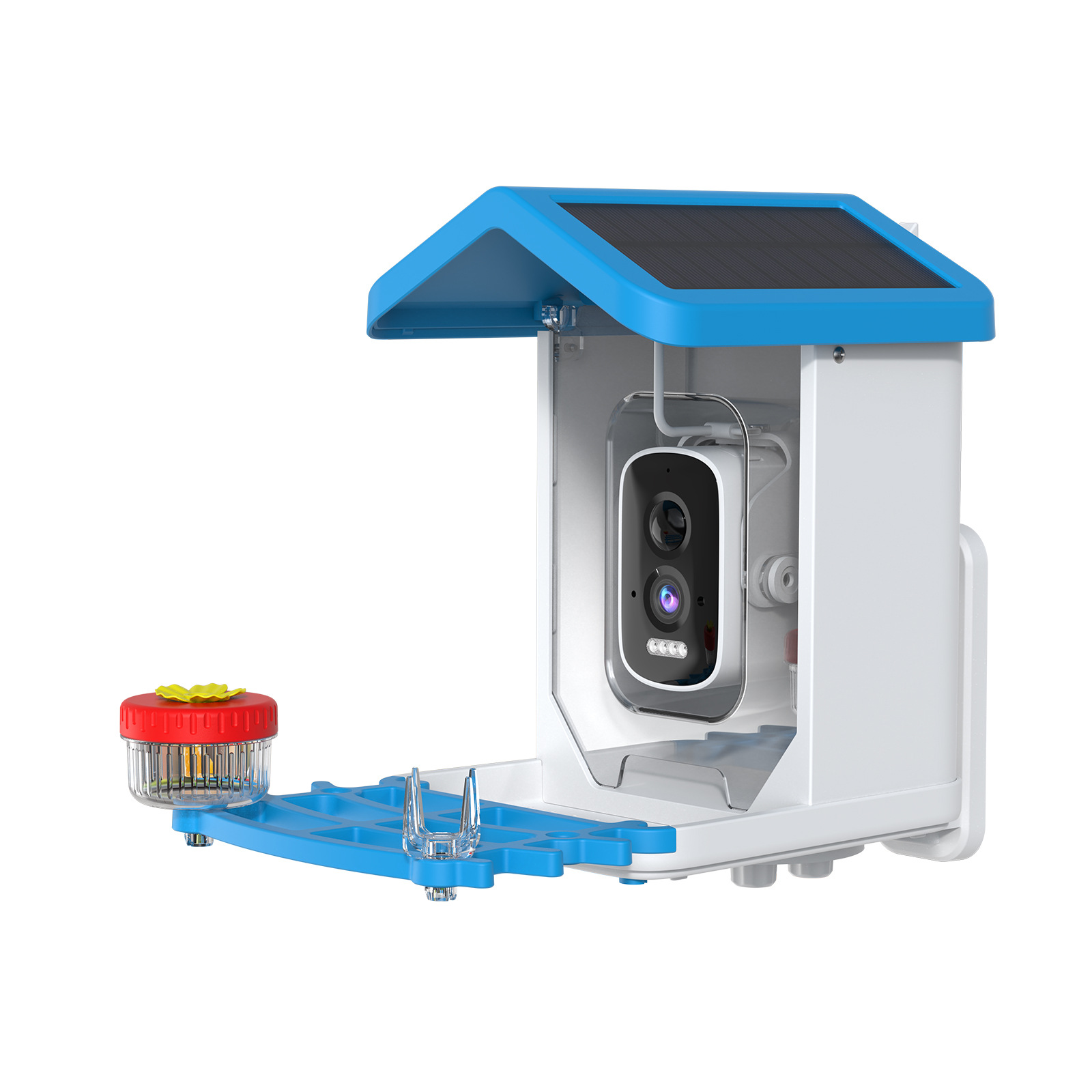 5MP Smart Bird Feeder with AI Recognition of 10,000+ Bird Species Solar Pet Feeder