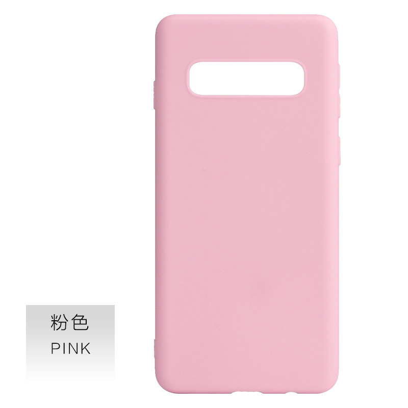 Applicable for Samsung S10 Phone Case S20plus Frosted NOTE20 Protective Case TPU Candy Color Full Wrap Silicone