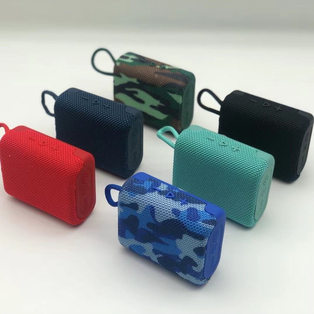 GO3 Bluetooth Speaker Wireless Outdoor Card Portable Mini Bass Gold Brick Third Generation Small Speaker